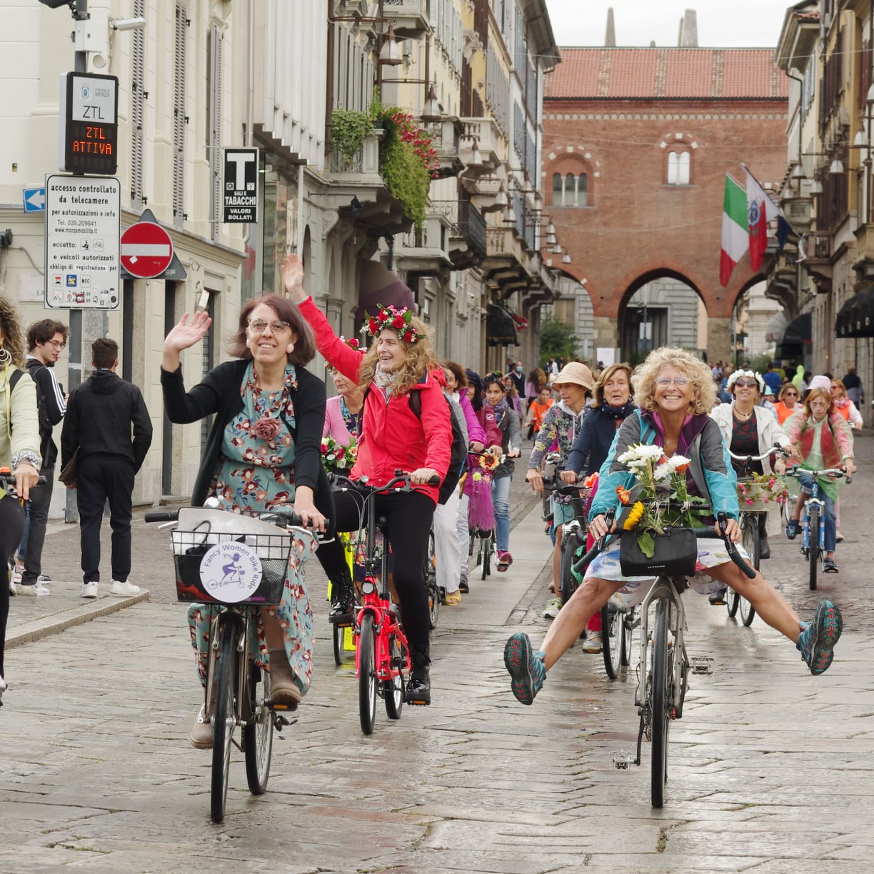 Fancy Women Bike Ride