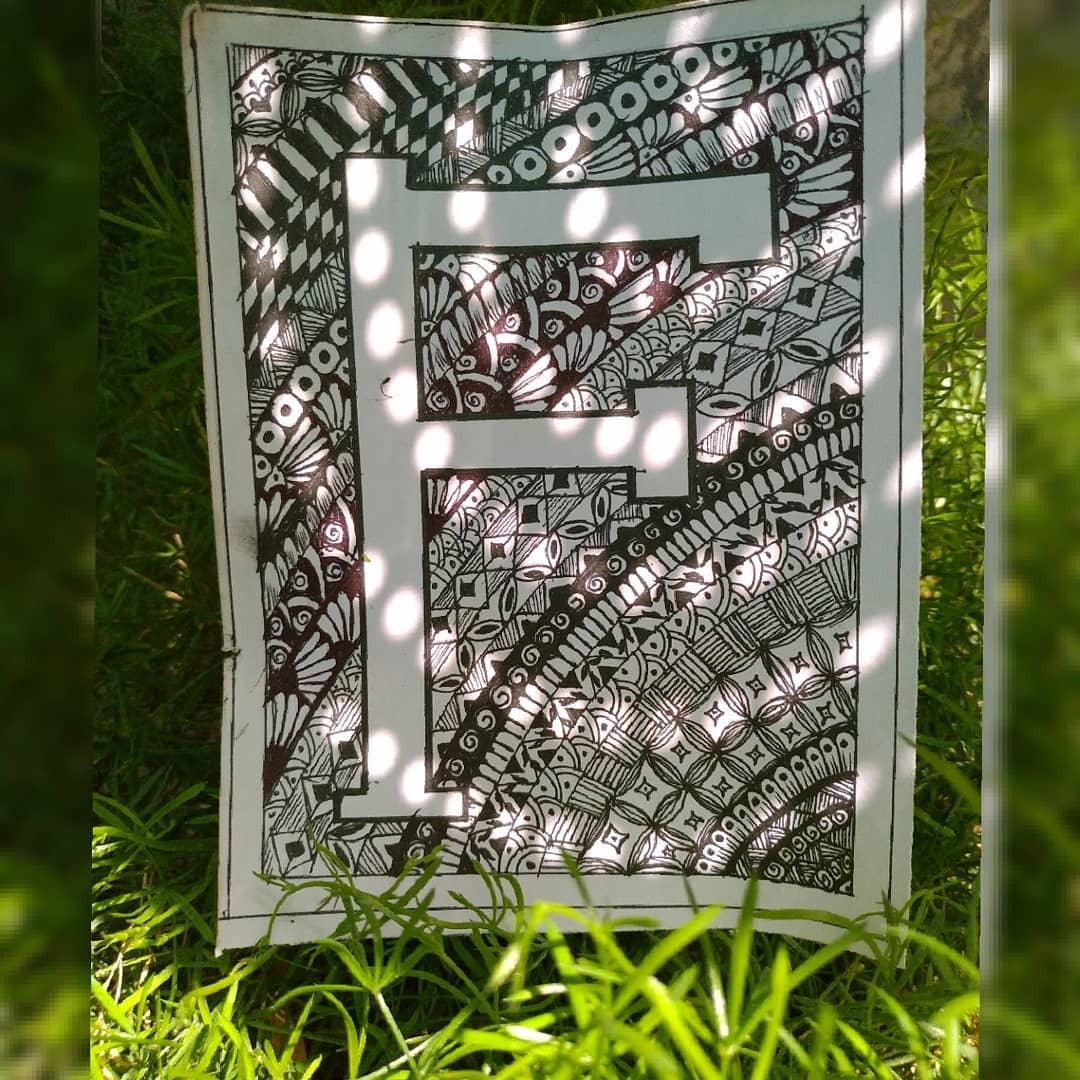 #alphabet #f #nameletter... - Rangoli and Arts by Krushna | Facebook