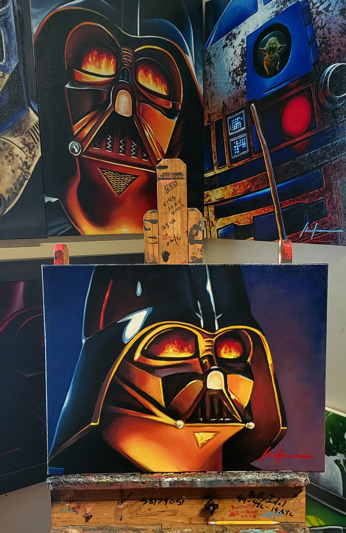 This Stuart Immonen LUKE SKYWALKER original art is being auctioned