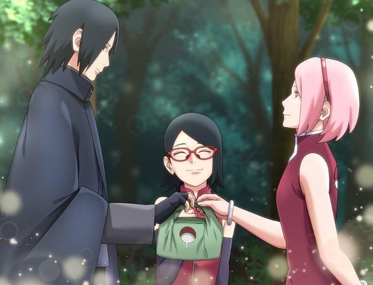 Mrs. Uchiha - #95 PapaSuke y Sarada, llegan a los puestos de la aldea ...