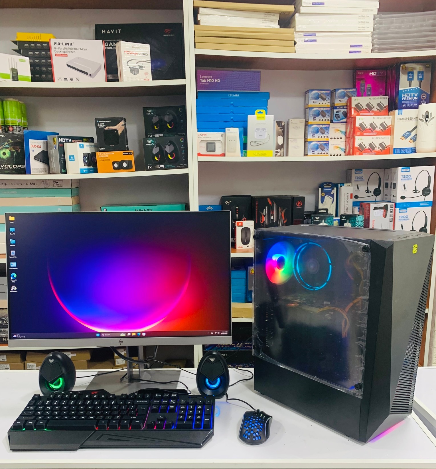 Hitech - ⚡ Ultimate Desktop PC Bundle – Full Setup Ready to Go! ⚡ 🔥 ...