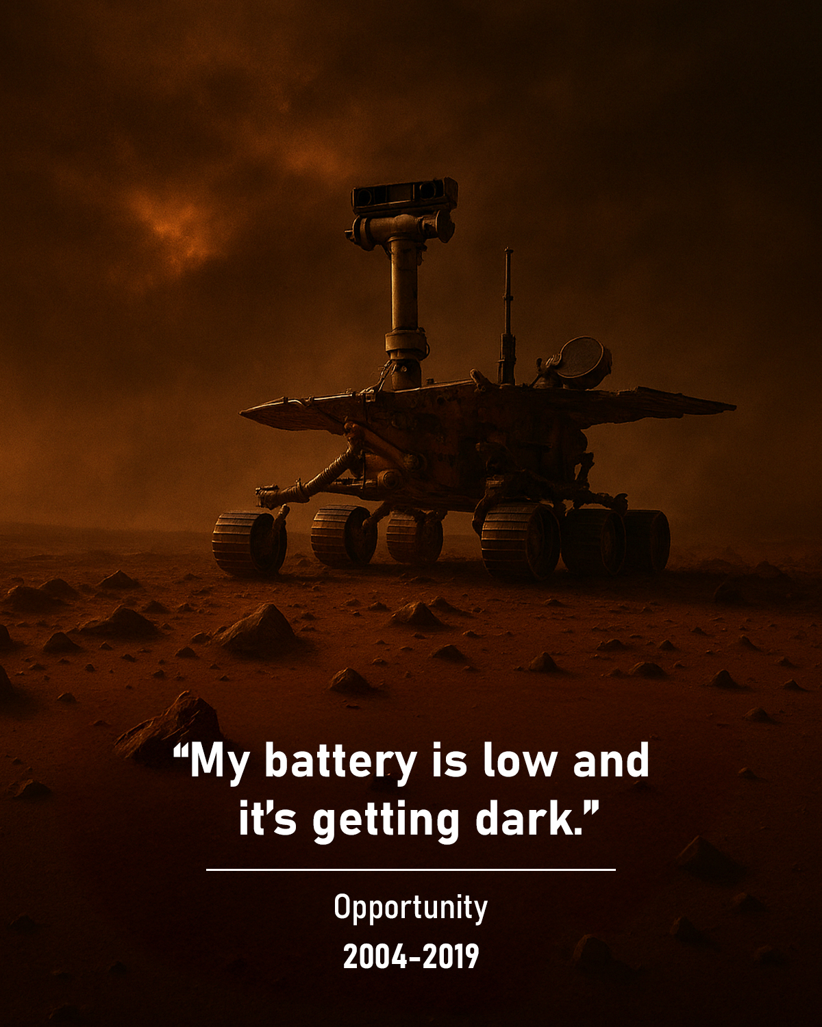 Astronomy - 🚀 Farewell to a Martian Legend: NASA’s Opportunity Rover 🏜️ ...