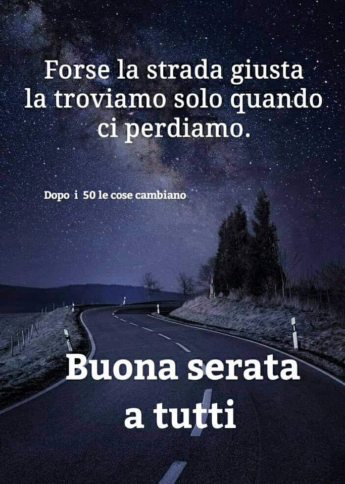 Buona serata a tutti - Dopo I 50 le cose cambiano