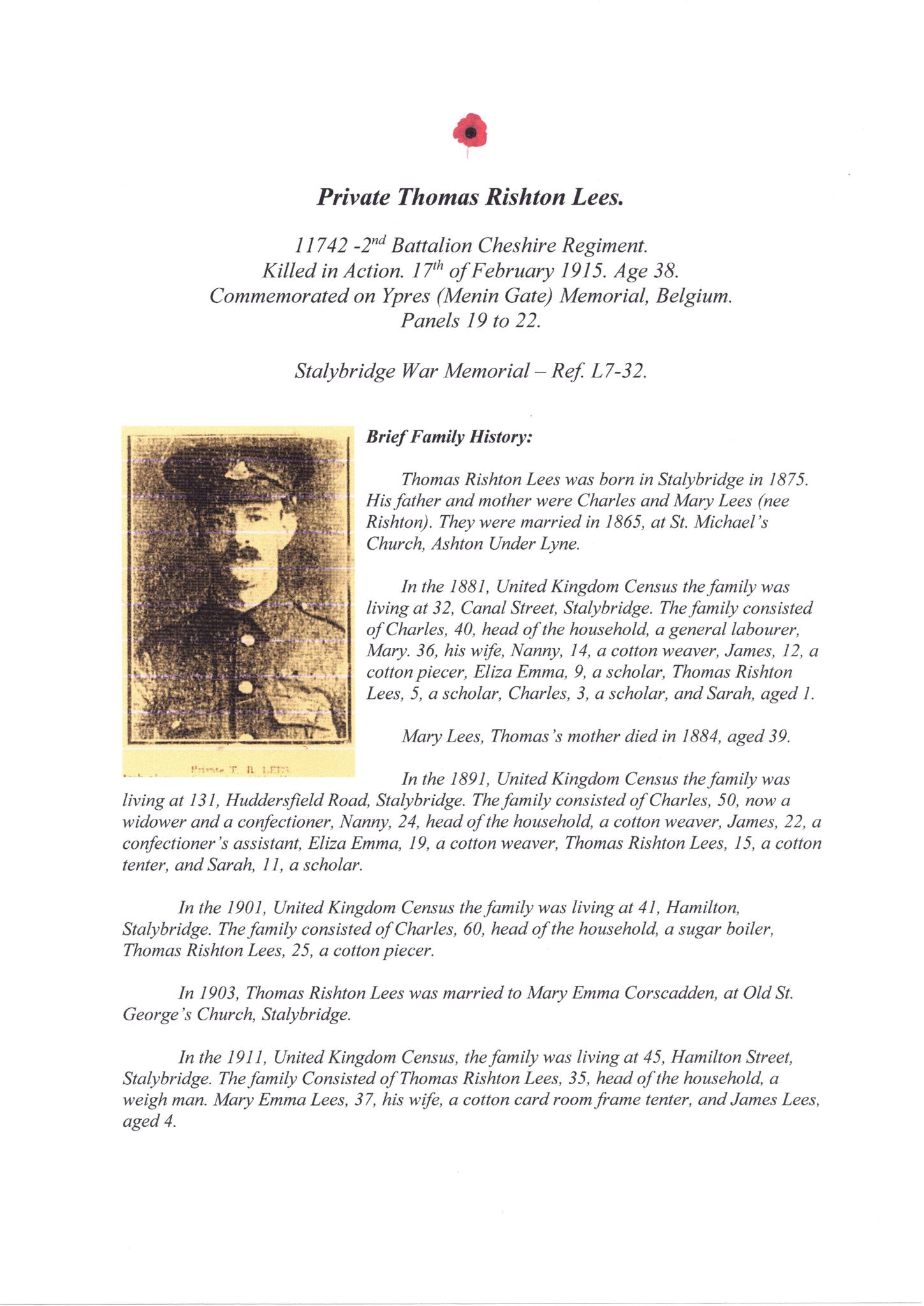 This weekend we... - Friends of Stalybridge War Memorial | Facebook