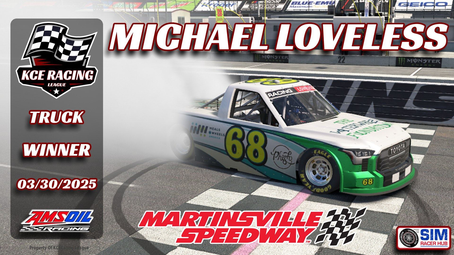 KCE - Congratulations to Michael Loveless taking the checkered flag in ...