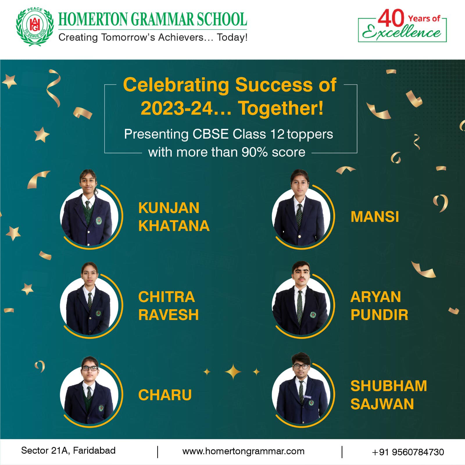 Congratulations Homertonians!... - Homerton Grammar School