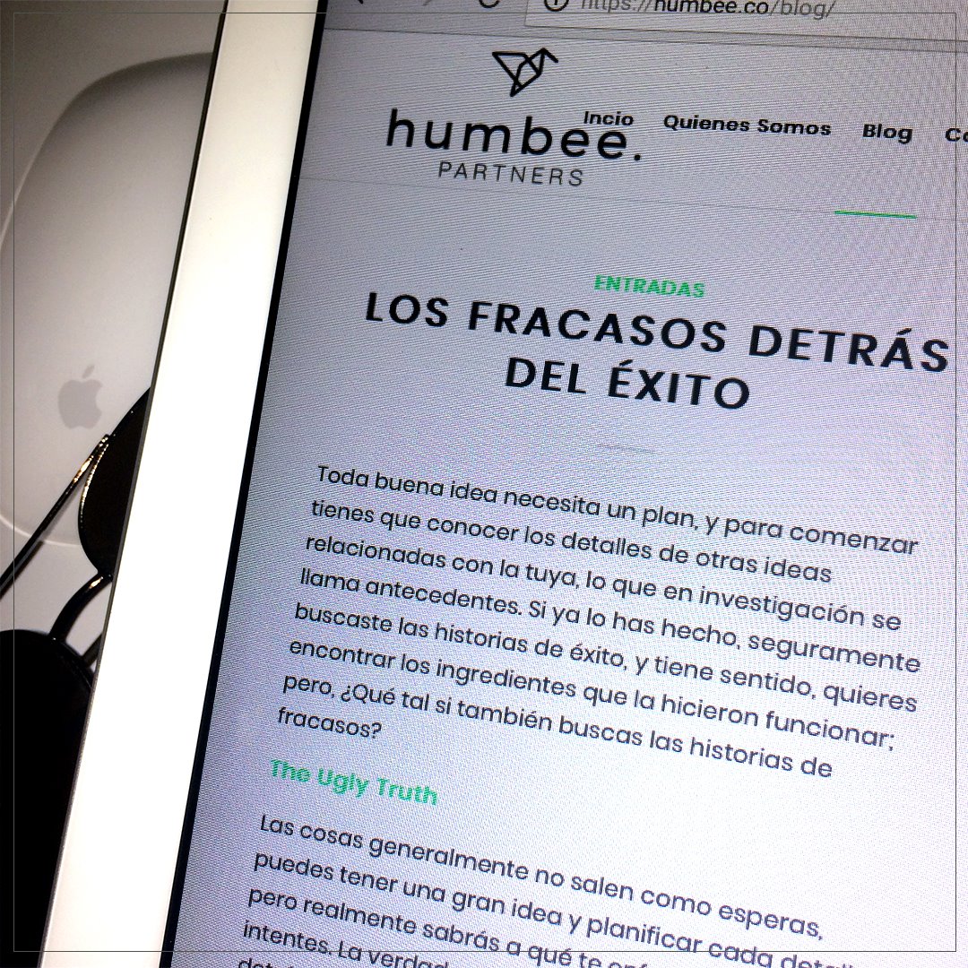 Humbee Partners - Los fracasos detrás del éxito 🤔....