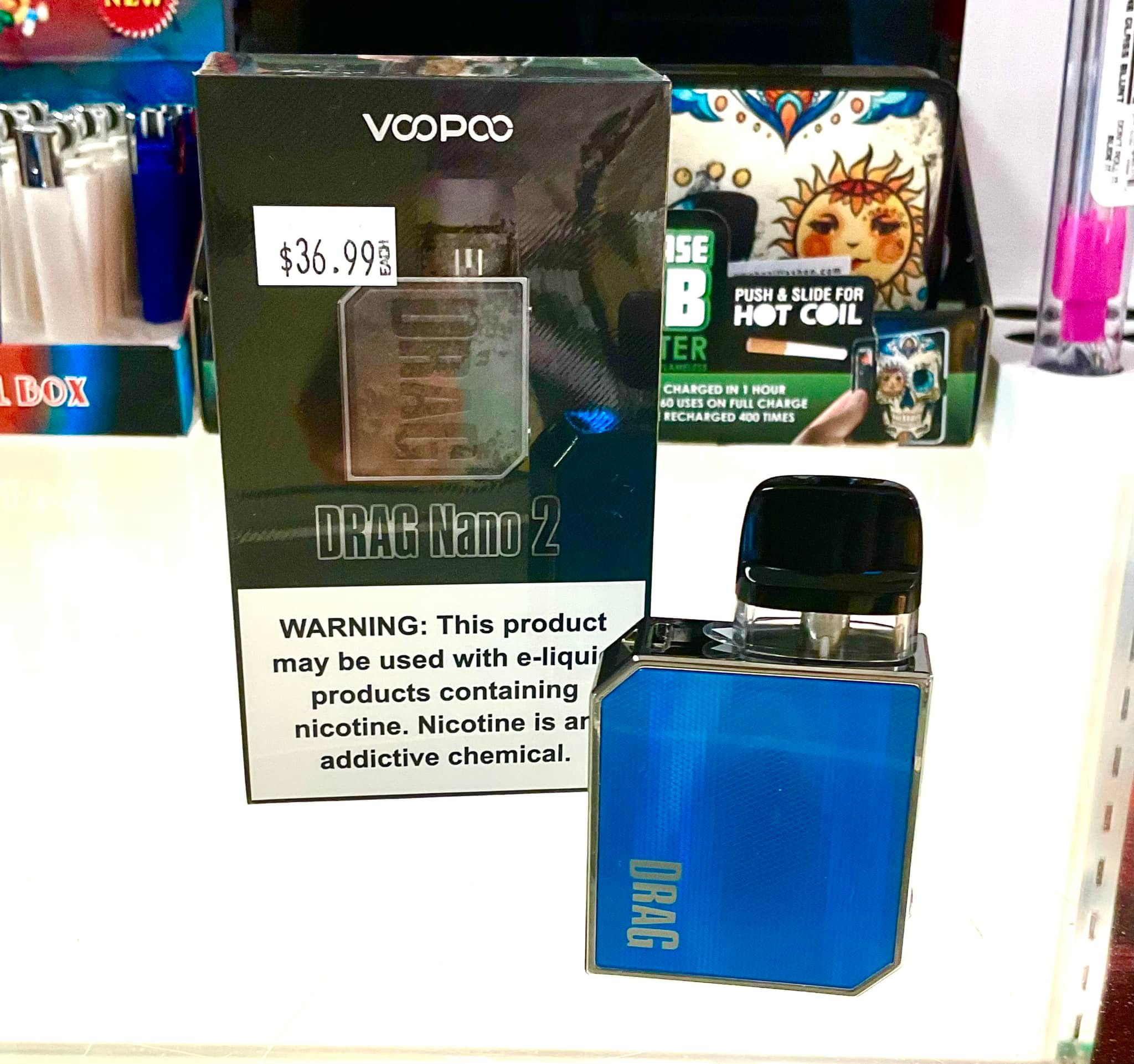 voopoo drag 2 fake Nano Pod Kit is here 🙂 Price : 2,400tk Flavours:Watermelon replacement-pods Lost Mary Vape –