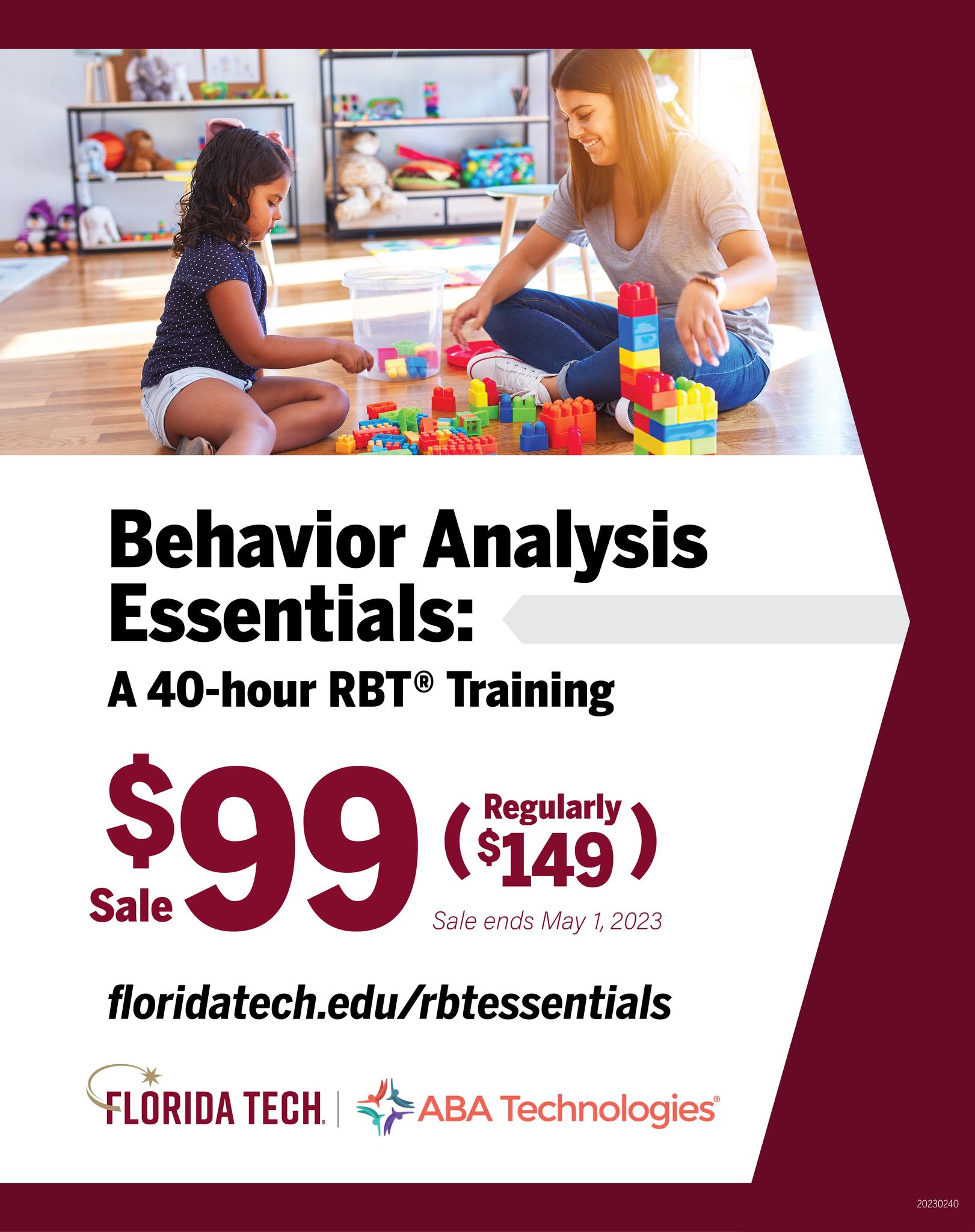 Florida - For all of April, enjoy $50 OFF Behavior Analysis Essentials ...