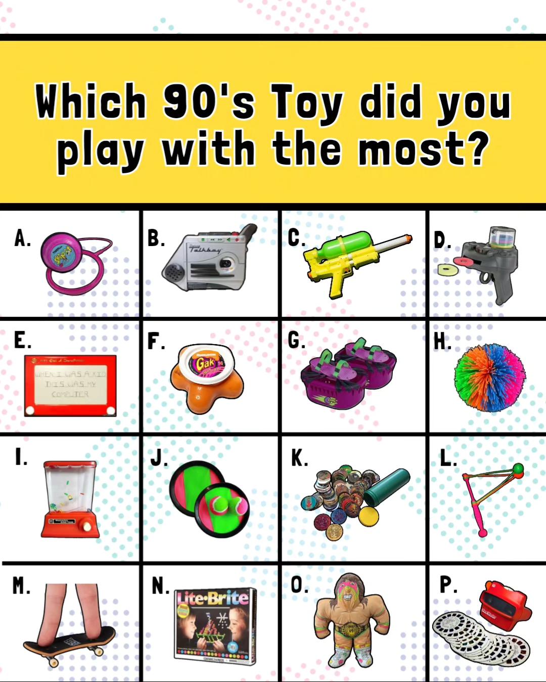 What was that one toy from this list... - Nutty & Nostalgic | Facebook