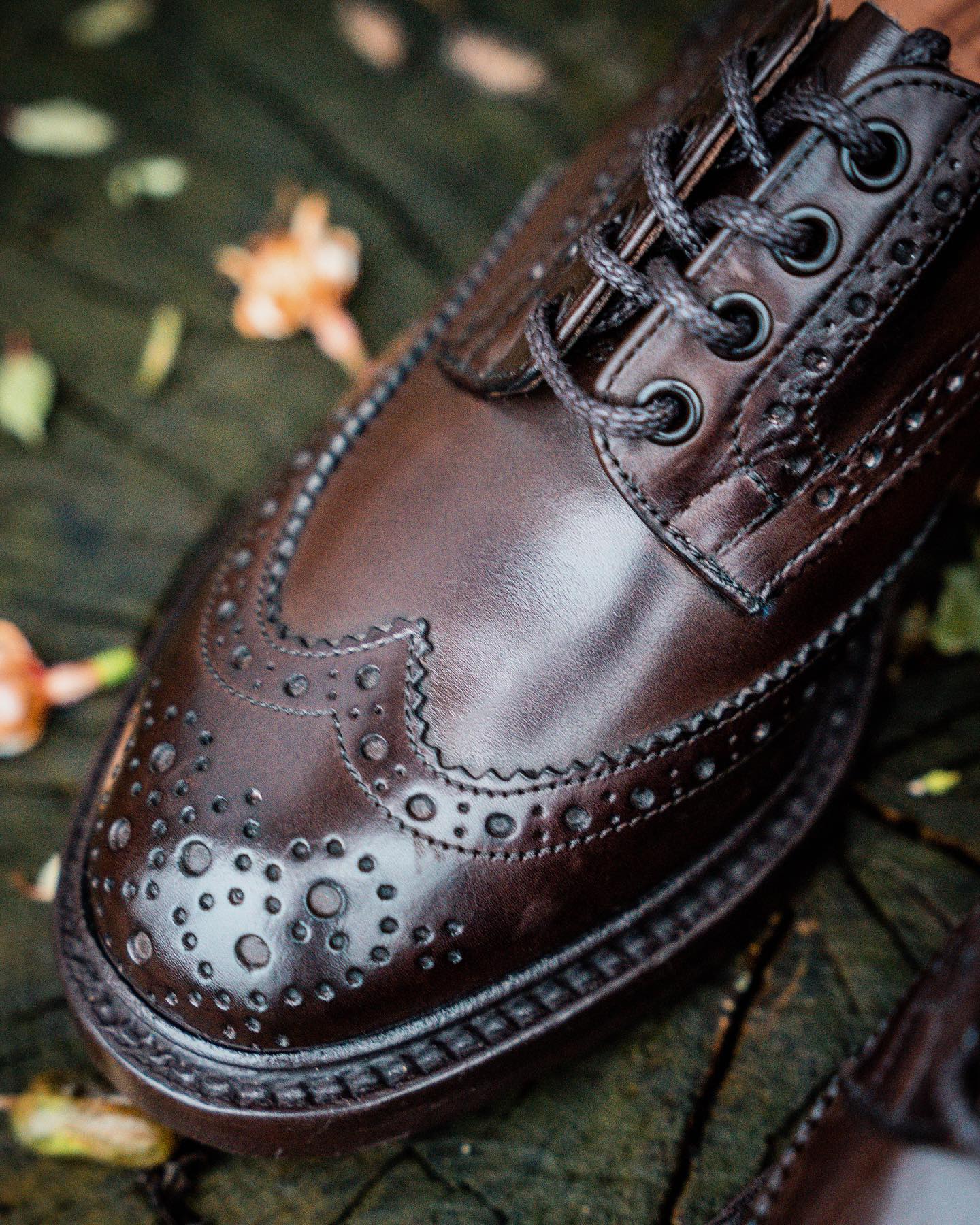 The heart says it all 💙 Our iconic Bourton brogue country shoe in