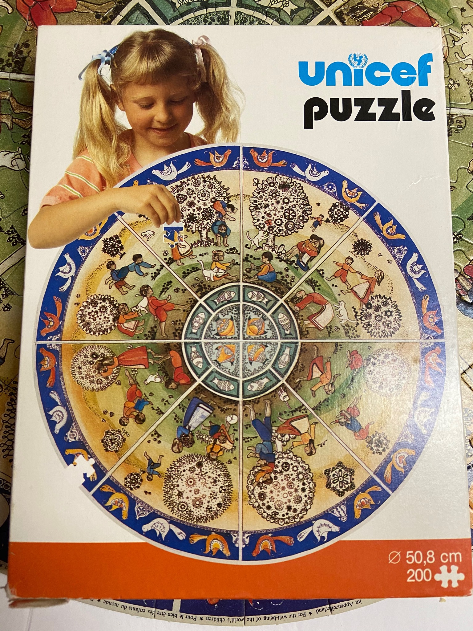 UNICEF puzzle, 204 pieces ? These are my puzzles from my 