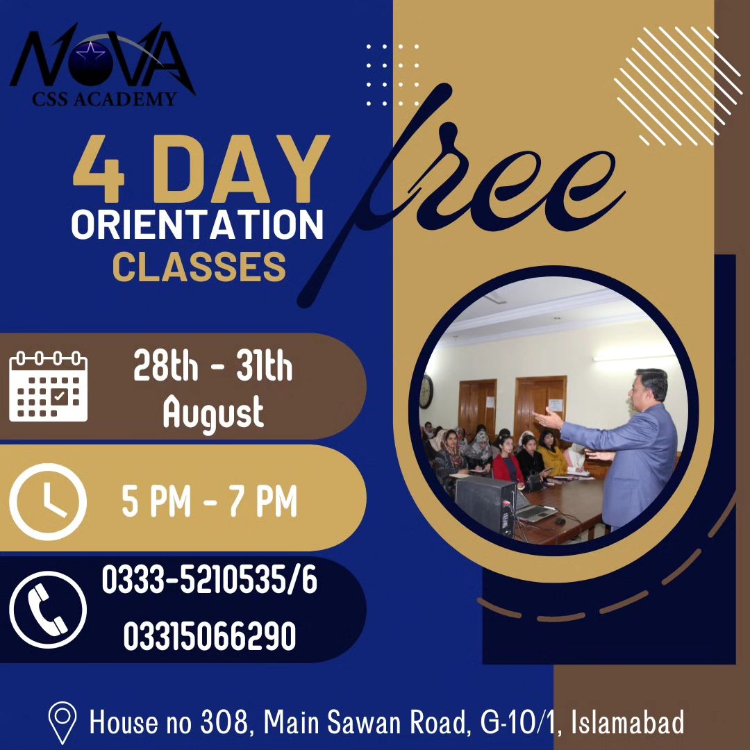 The new batch for CSS 2024 examination... - Nova CSS Academy | Facebook
