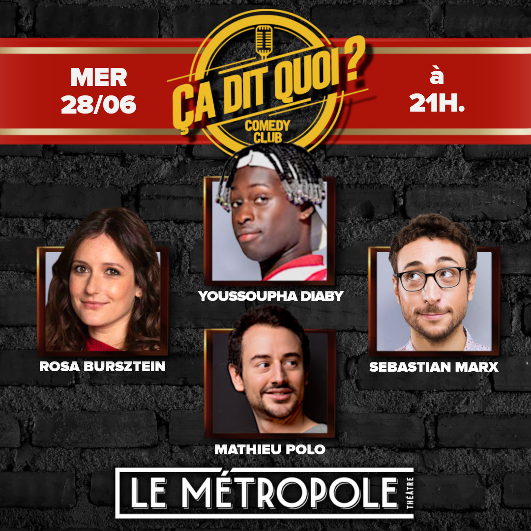 Çaditquoicomedyclub - 📣 | CDQ #75 - La crème de l'humour jouera ce ...