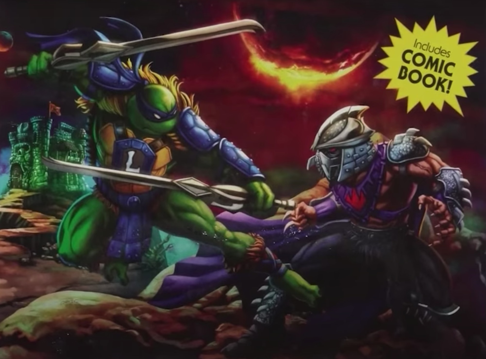 New card backs for MOTU TMNT origins crossover!