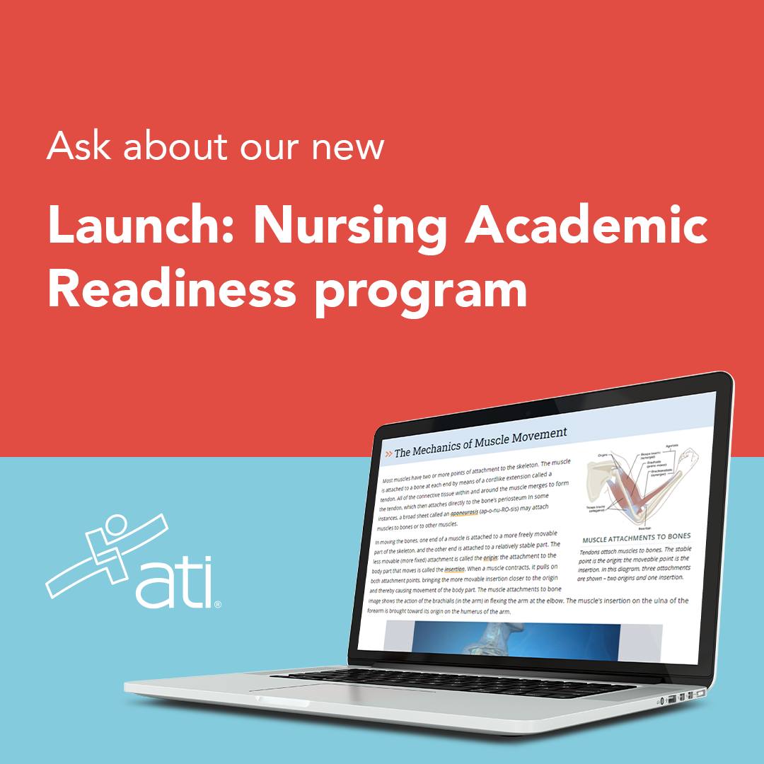Our new product, Launch: Nursing... - ATI Nurse Educators | Facebook