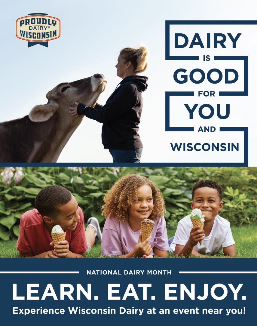 Free dairy breakfast event in Cadott, WI on June 6
