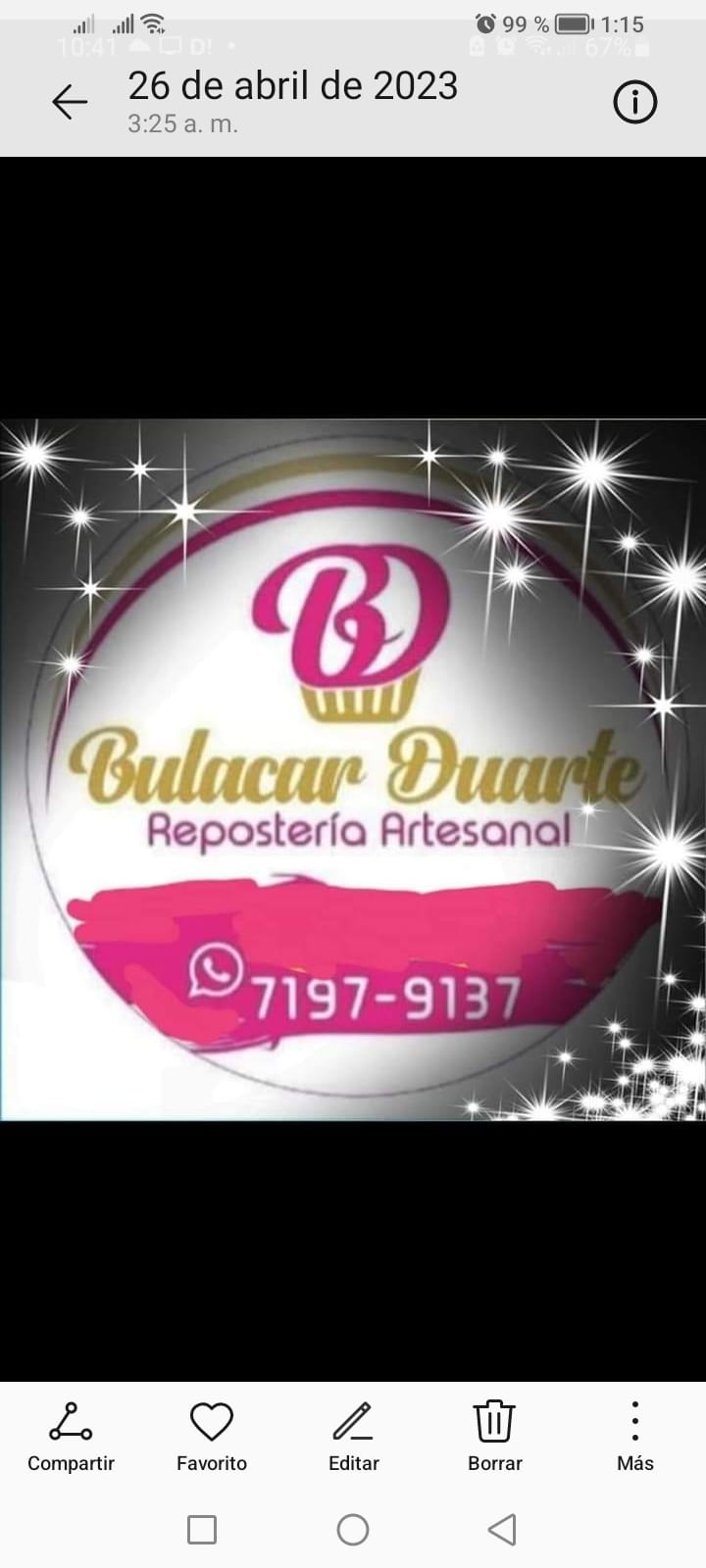 Queques Detalles y Pasteleria Bulacar Duarte