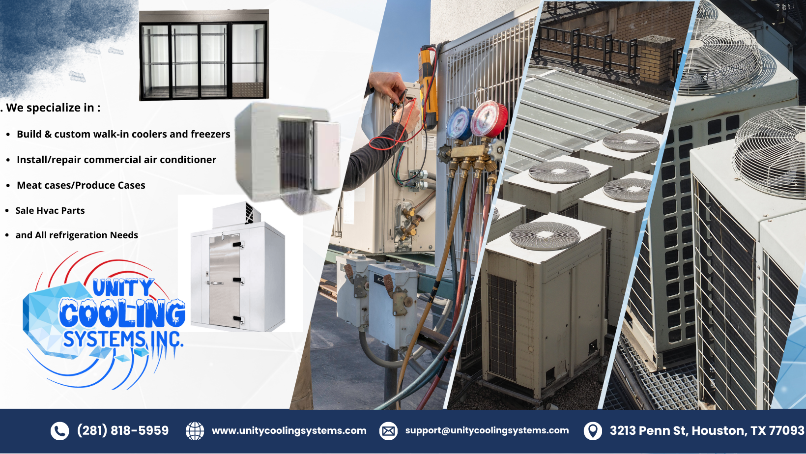 Unity Cooling Systems supply | Houston TX