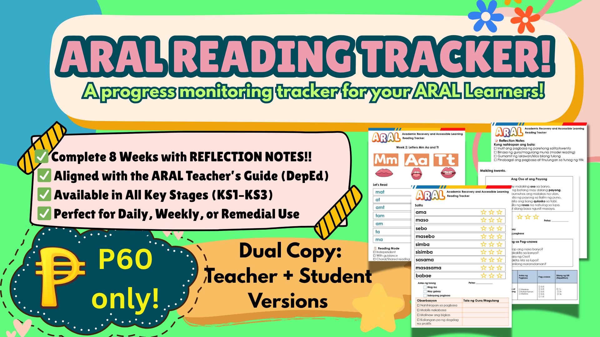 Teacher - ARAL PROGRAM READING TRACKER BOOKLET Now Available for Only ...