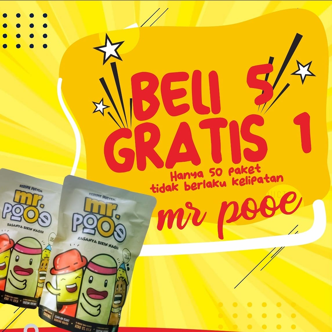 Great Snacks - *Mr. POOE* Mr. Pooe ini merupakan keripik...