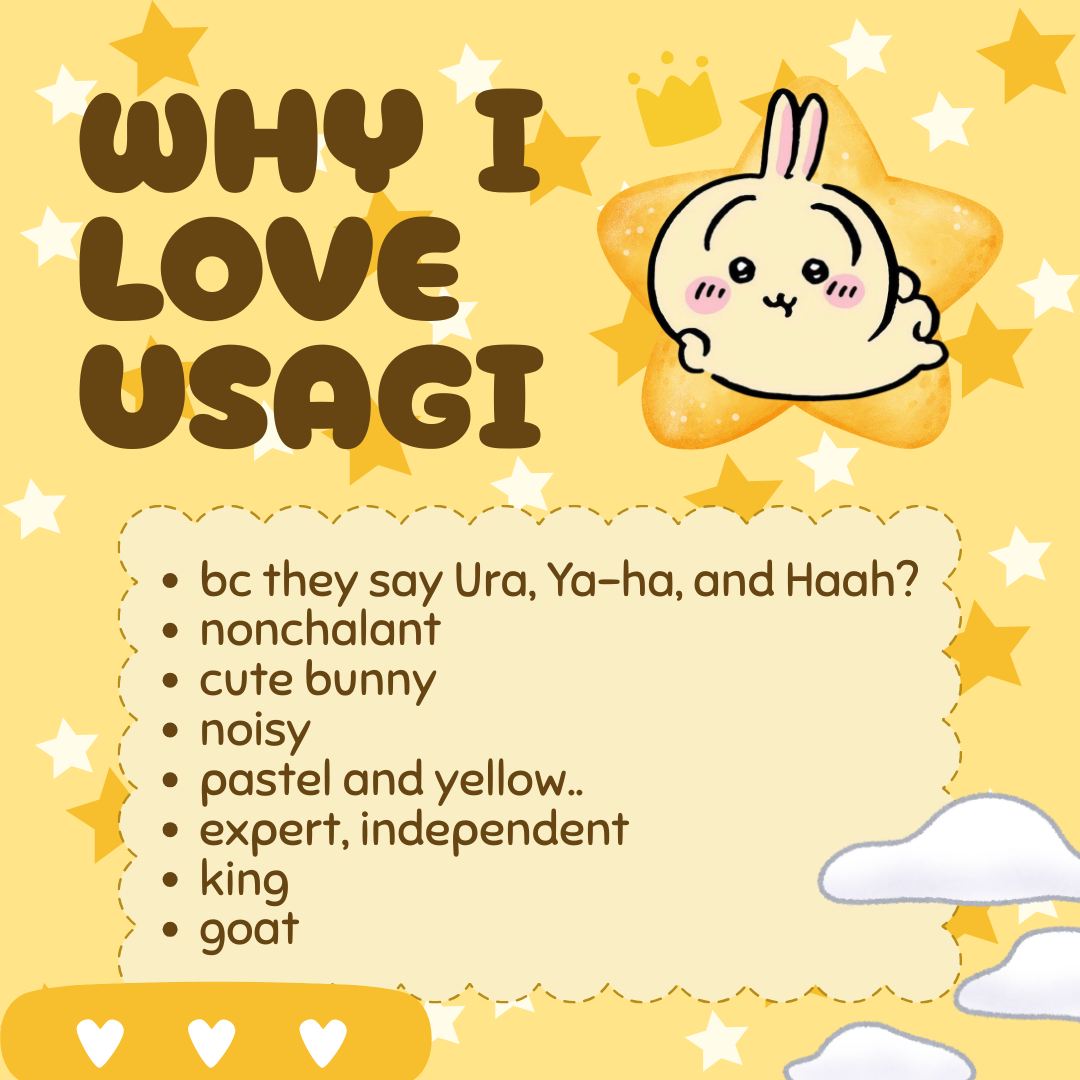 usagi !! ウラ مة USAGI ωη I LOVE USAGI bc they say Ura, Ya-ha, and
