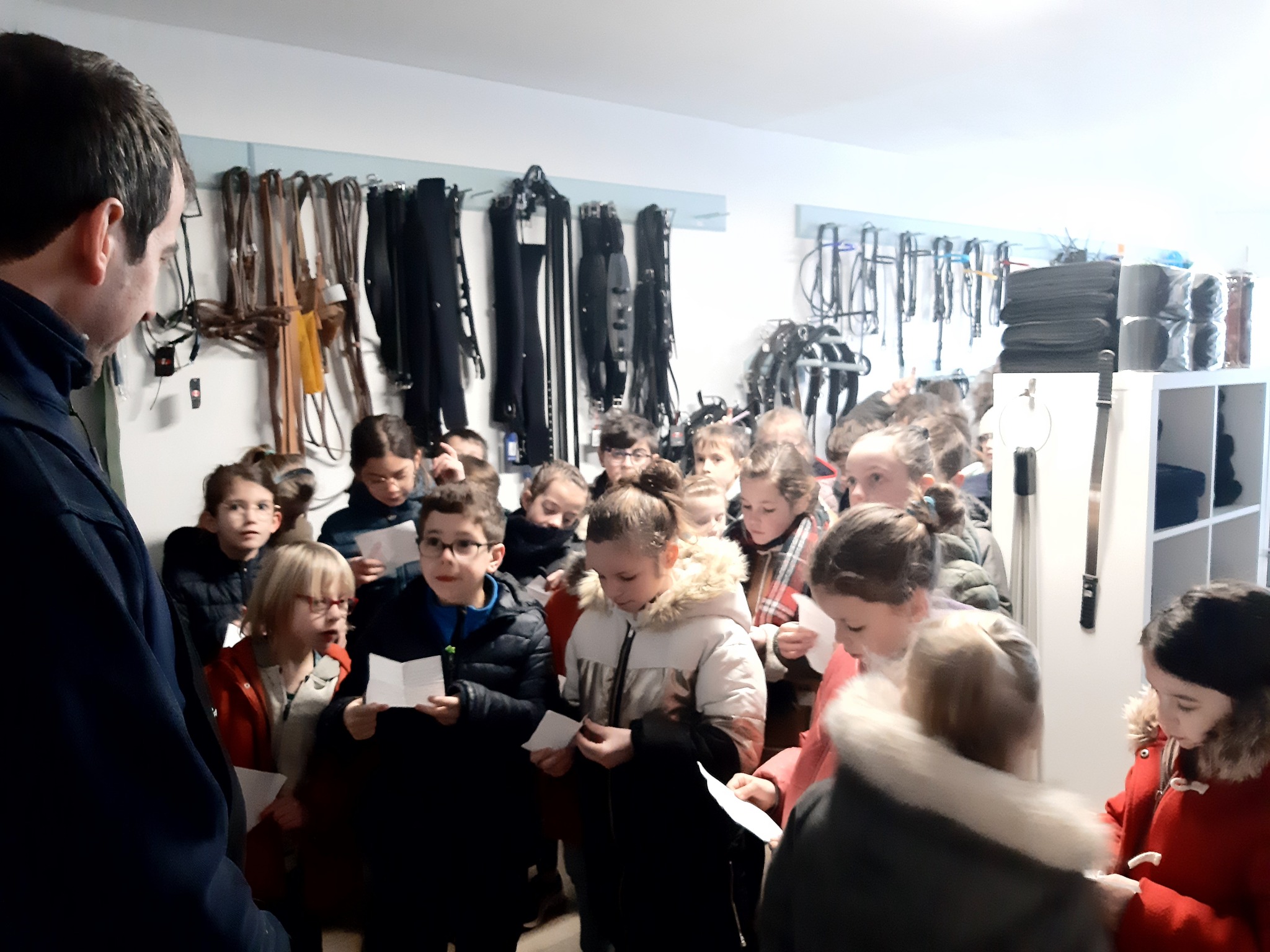 La classe CE 2 est... - Sellerie Courne/Tack shop Courne