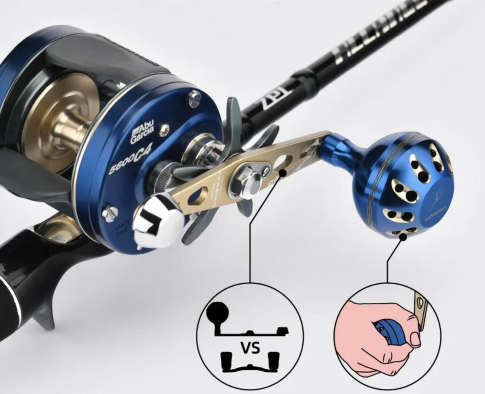 afk fishing lure 3 Blue Fever Digger – AFTCO Big Fish Model:SRN101-A Daiwa Accudepth Plus Line use harder strokes