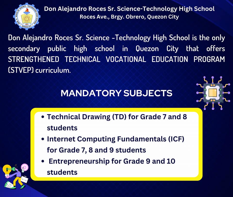 DA... - Don Alejandro Roces Sr. Science-Technology High School | Facebook