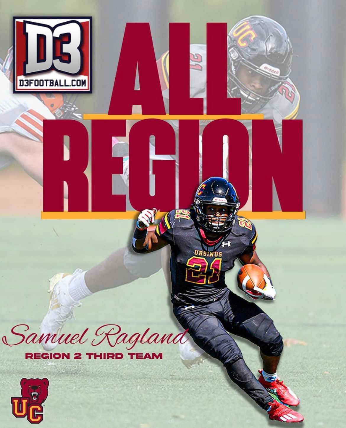 Huge shoutout to Sam Ragland! Sam is... - Ursinus Football | Facebook