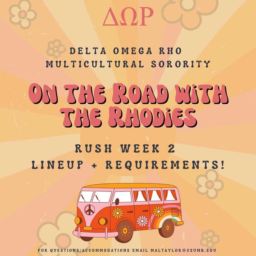 On the Road with... - Delta Omega Rho Multicultural Sorority