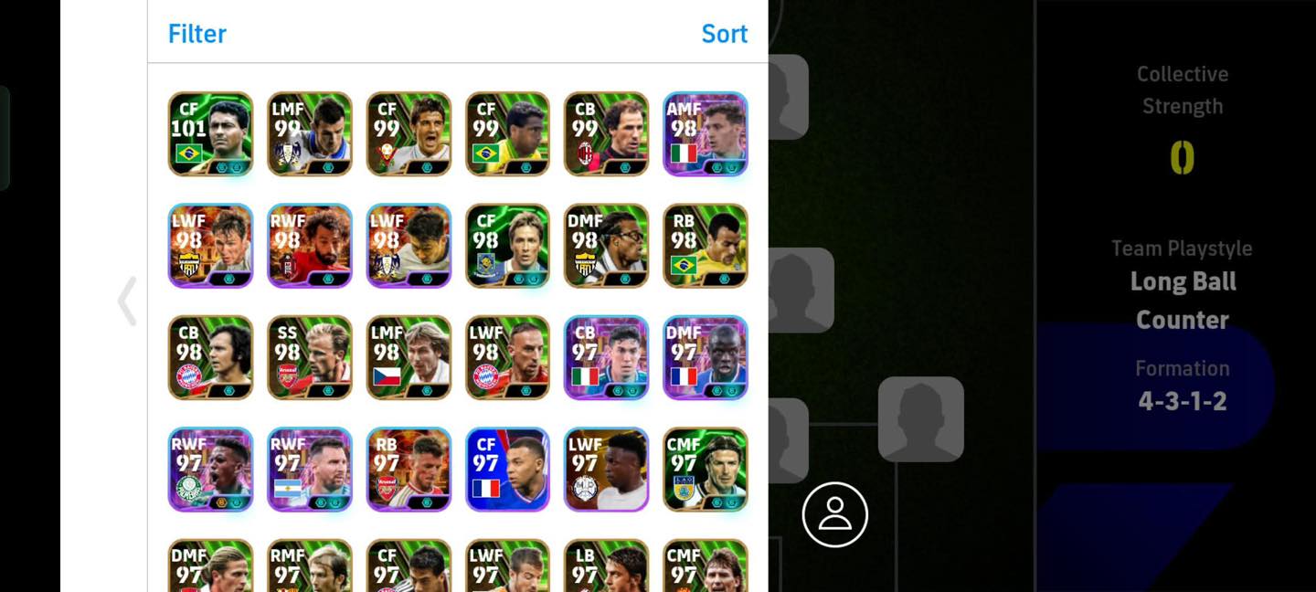 Acc Efootball ⚽️ VIP885 តម្លៃ 55$ សាវើ 🇰🇭🌎 Only