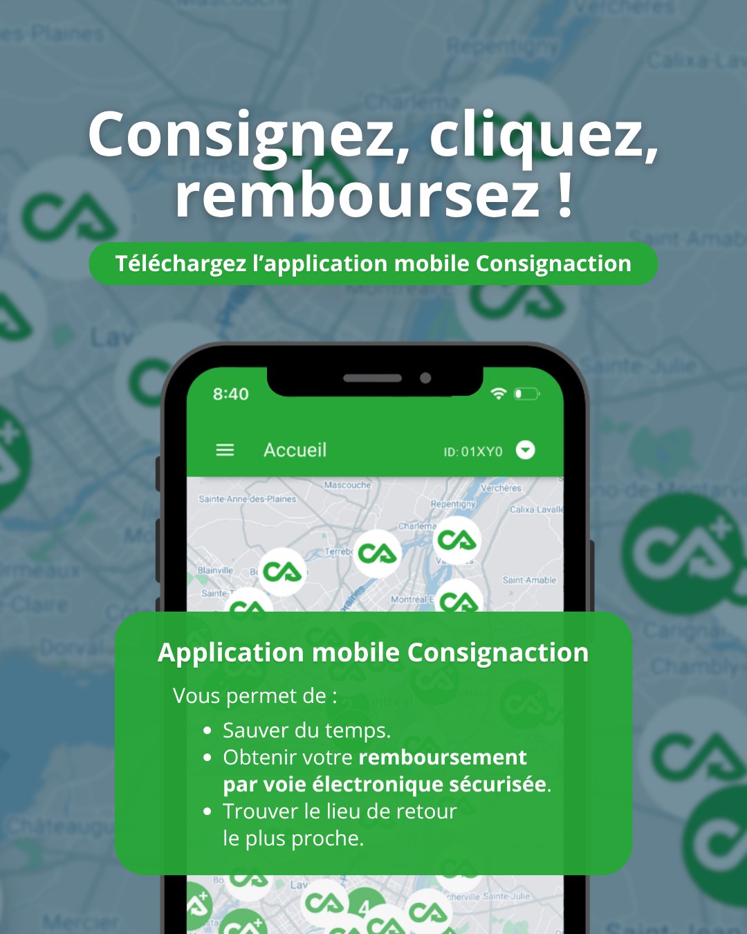 consignaction - Gagnez du temps lors de vos retours de... | Facebook
