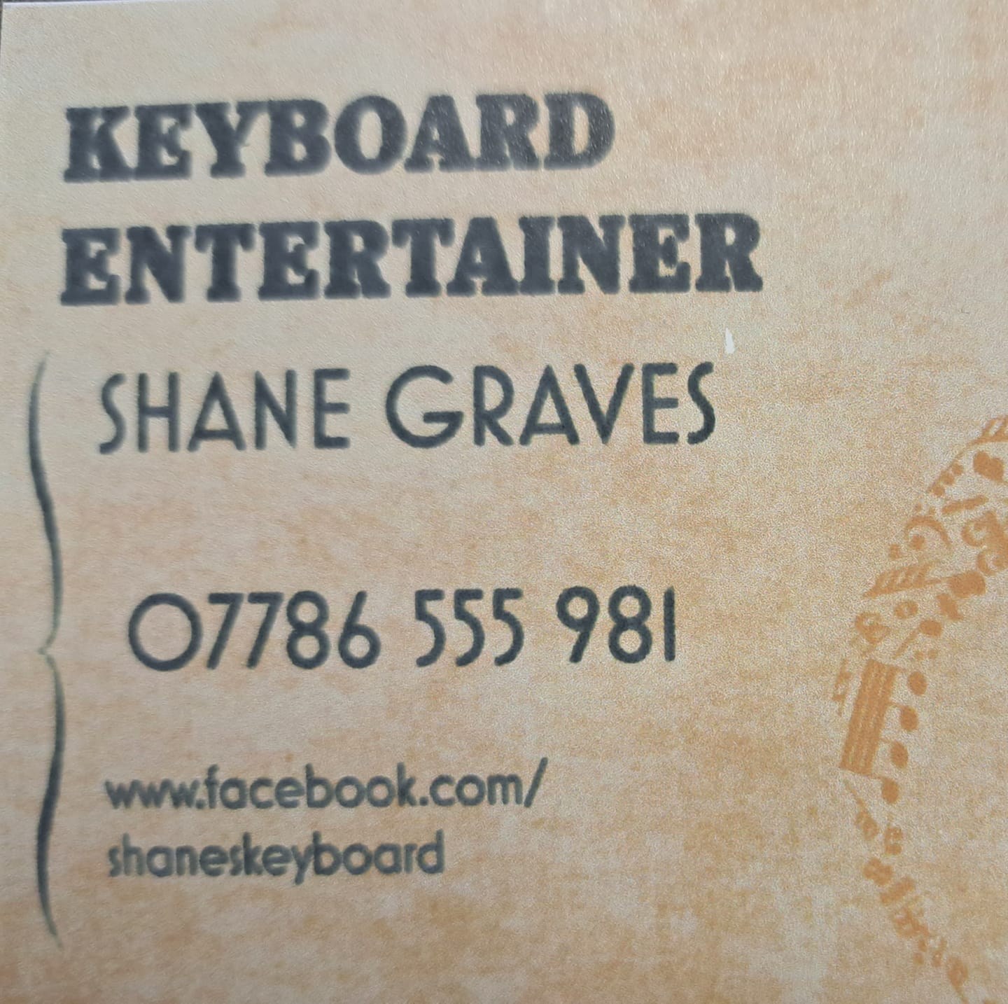 Shane Graves Keyboard Entertainer