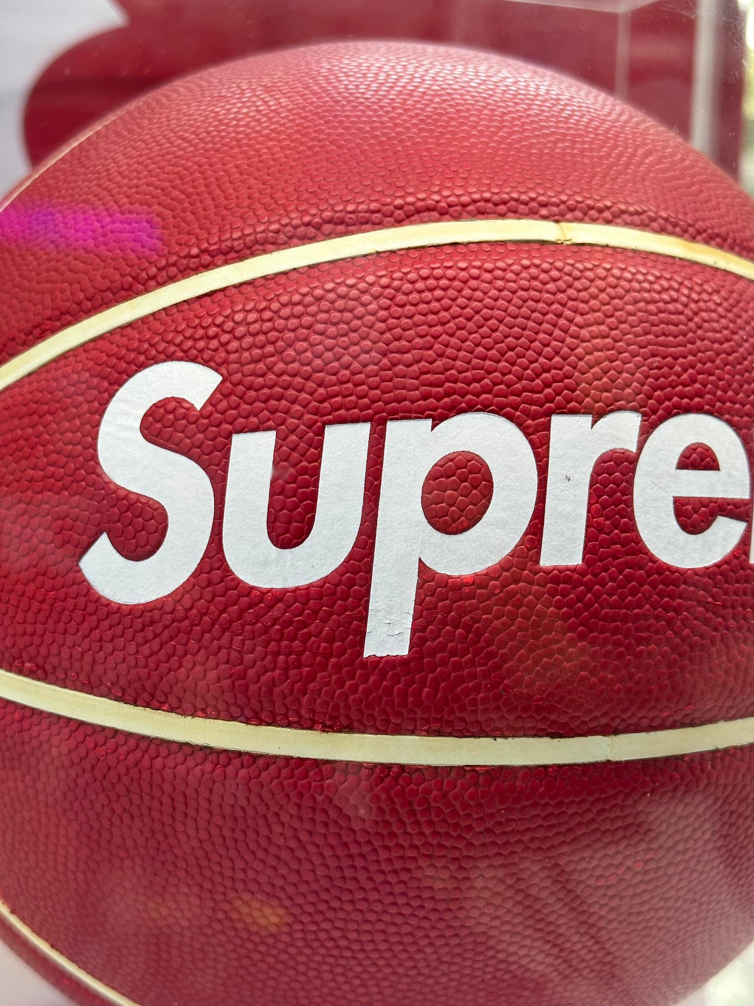 Supreme Spalding “Each One Teach One” Basketball Red, 2007 