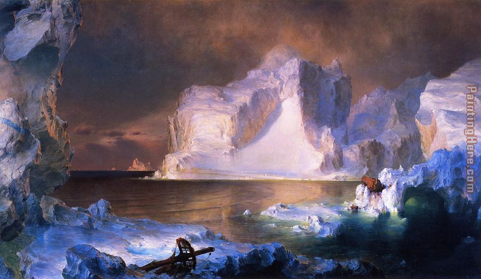 Frederic Edwin Church's 'The Icebergs' painting