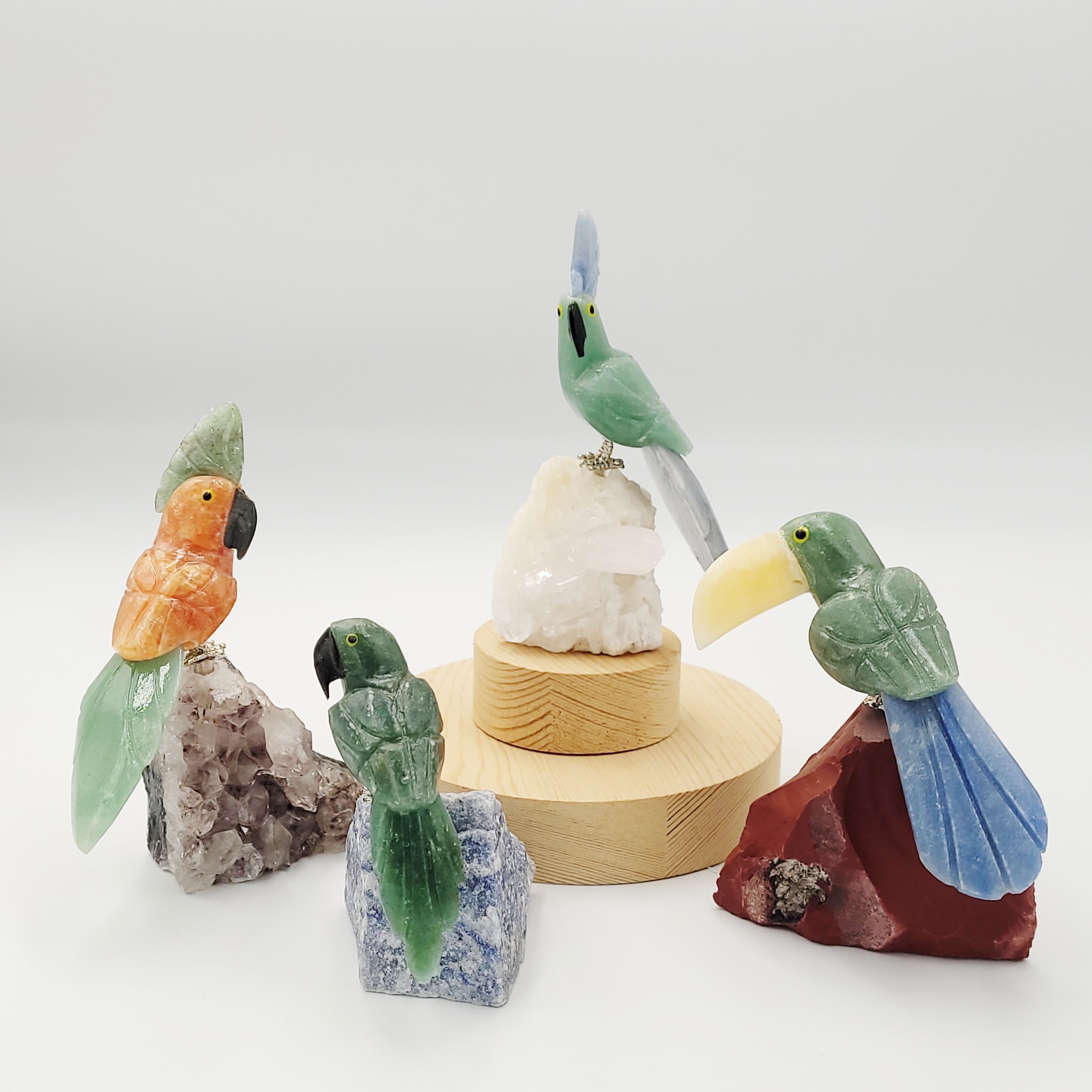 🦜【3PM直播预告｜天然水晶雕刻鸟·巴西珍藏系列】🦜 这一次，Alvin带来