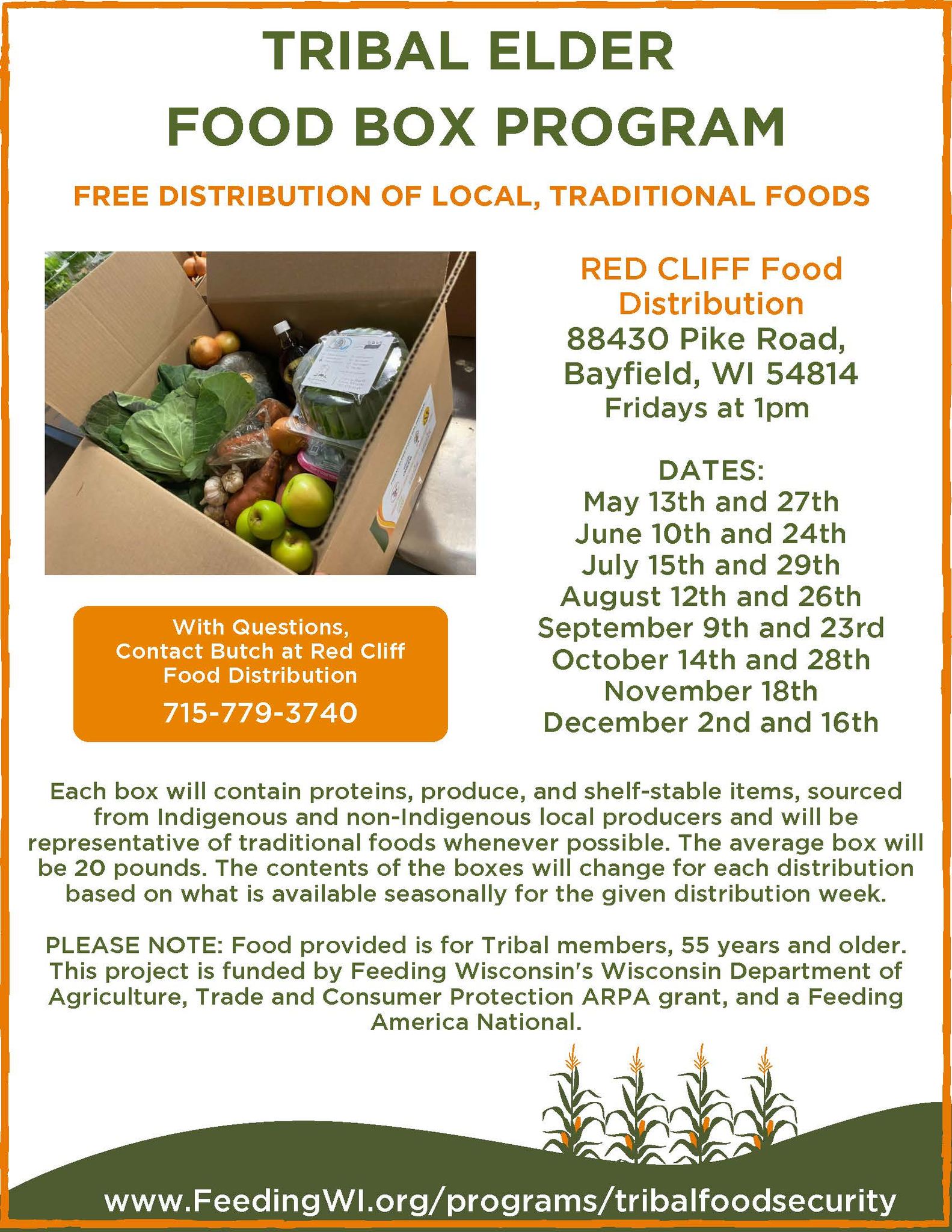Tribal Elder Food Box Program