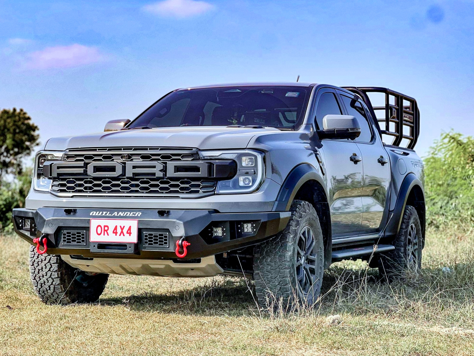 กันชนหน้าฟอร์ด แร็ปเตอร์2024 /... - Outlander 4x4 Off Road