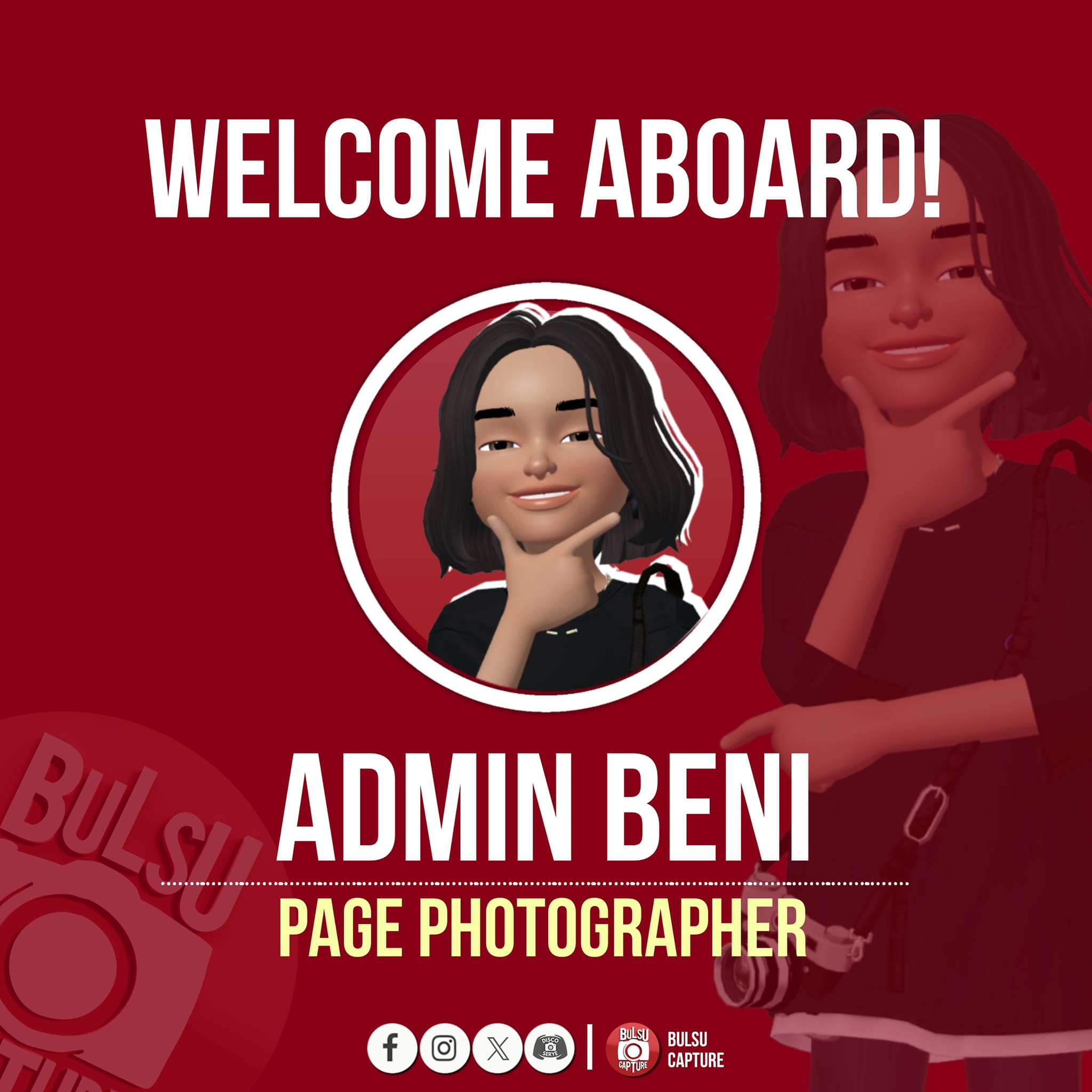 Bulsu Capture - WELCOME ABOARD! Say 'Hi' to our new Page...