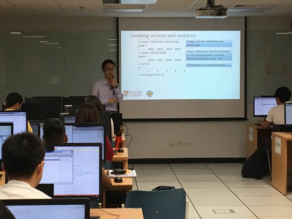 IES - NTU - Hi everyone! Our Matlab workshop has ended....