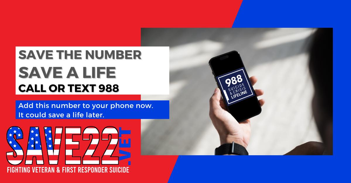 SAVE22Veterans - All month long during Suicide Awareness... | Facebook