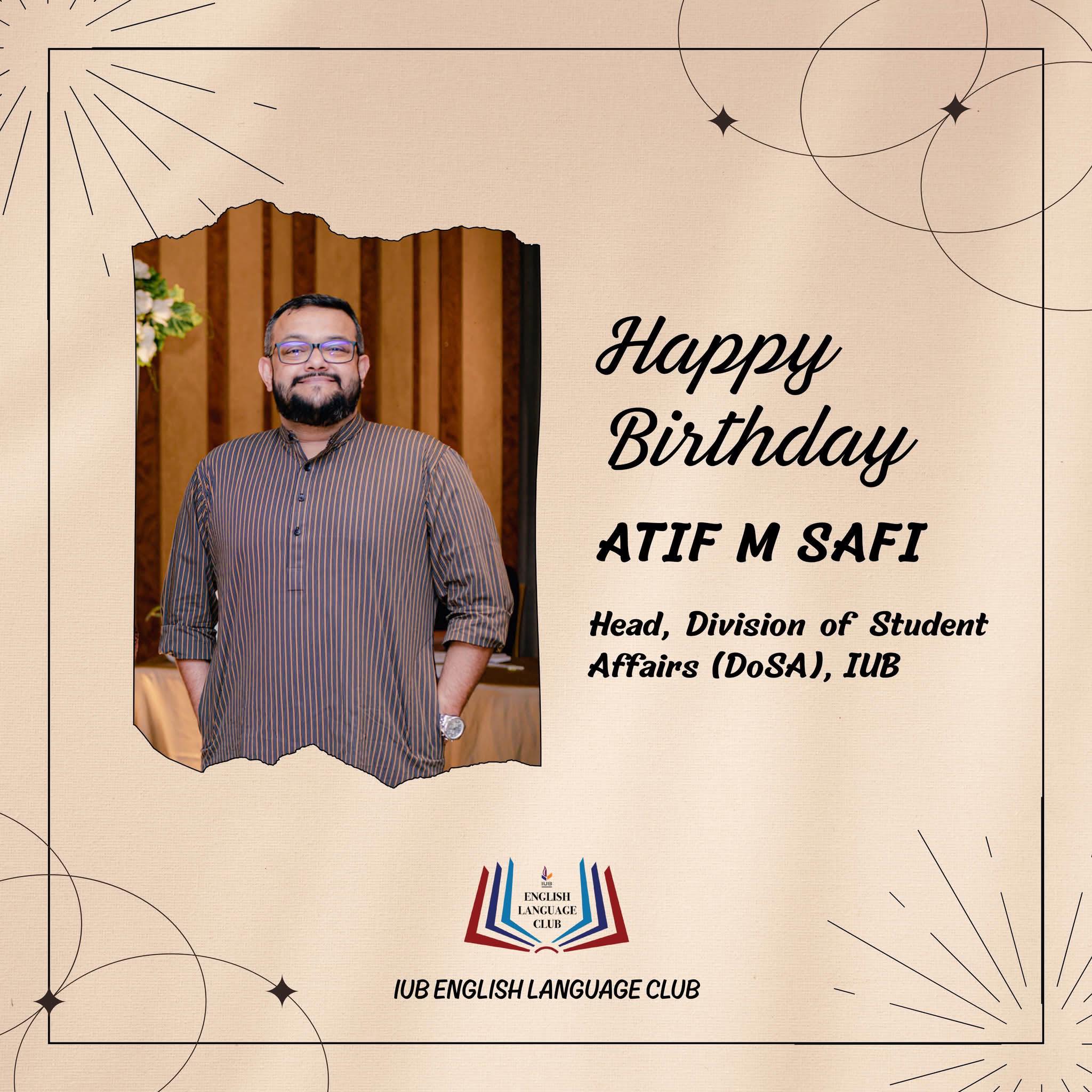 IUB - The IUB English Language Club is delighted to celebrate the ...