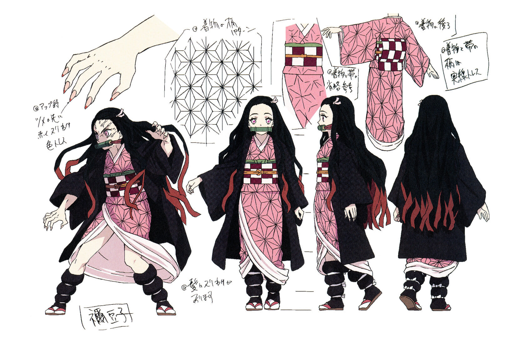 Nezuko cosplay pattern options for accuracy
