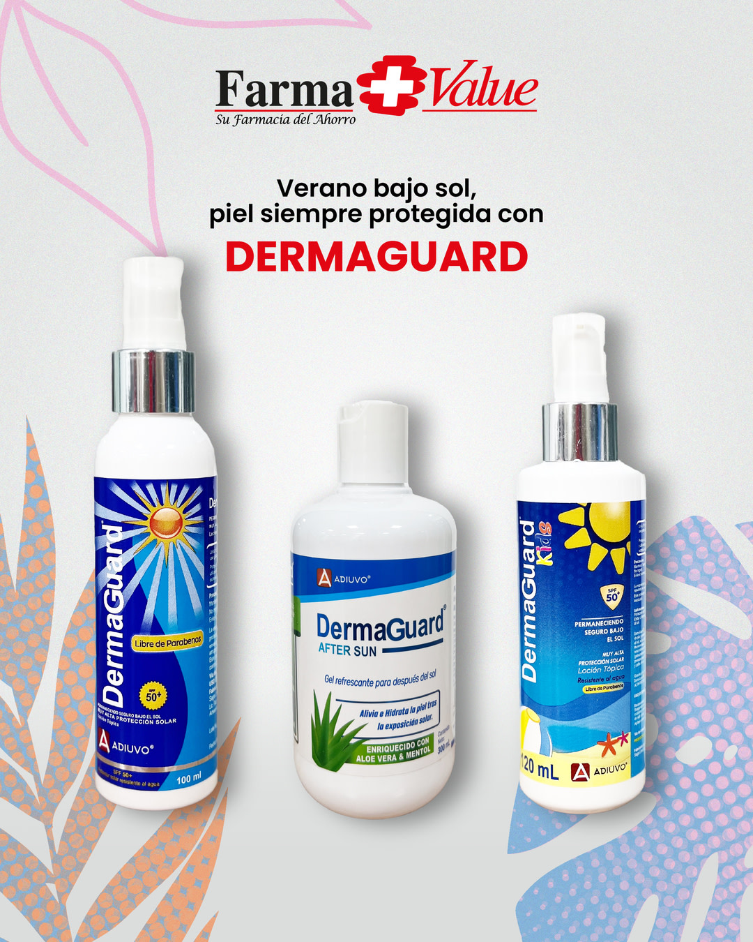 FarmaValue - ☀️🔥 Sol, diversión y piel protegida con DermaGuard 🔥☀️ ...