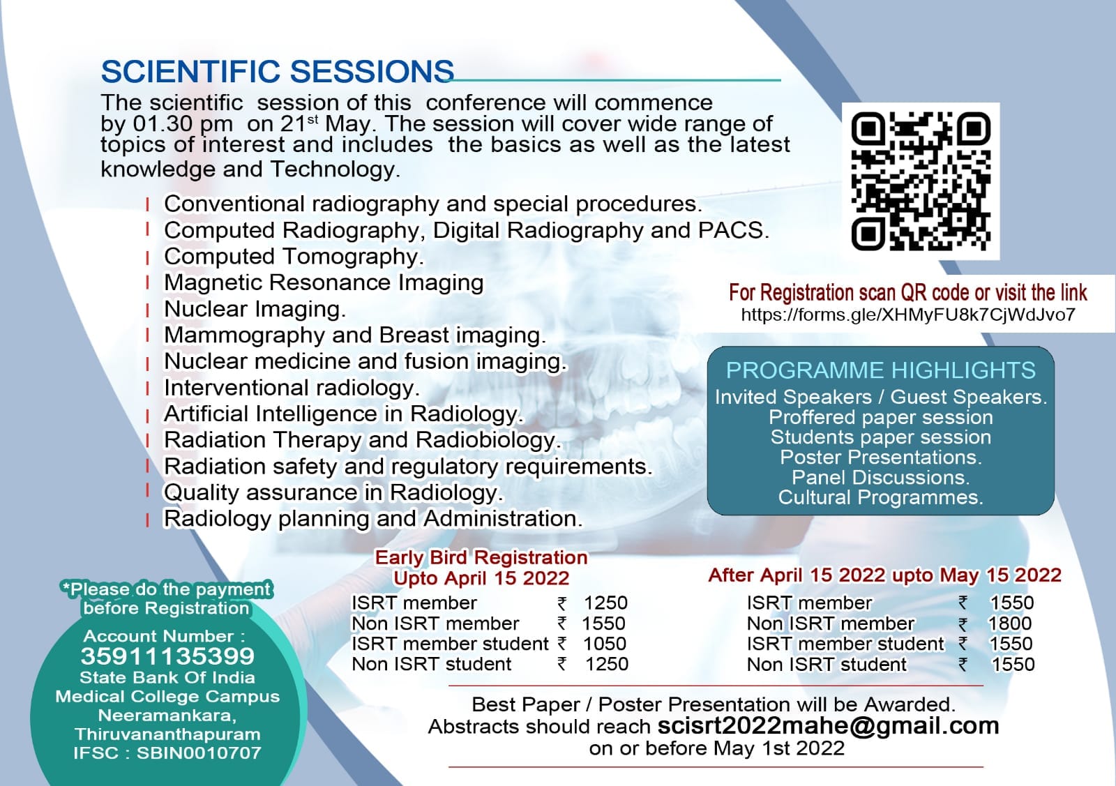 State conference ISRT 2019 at Cochin
