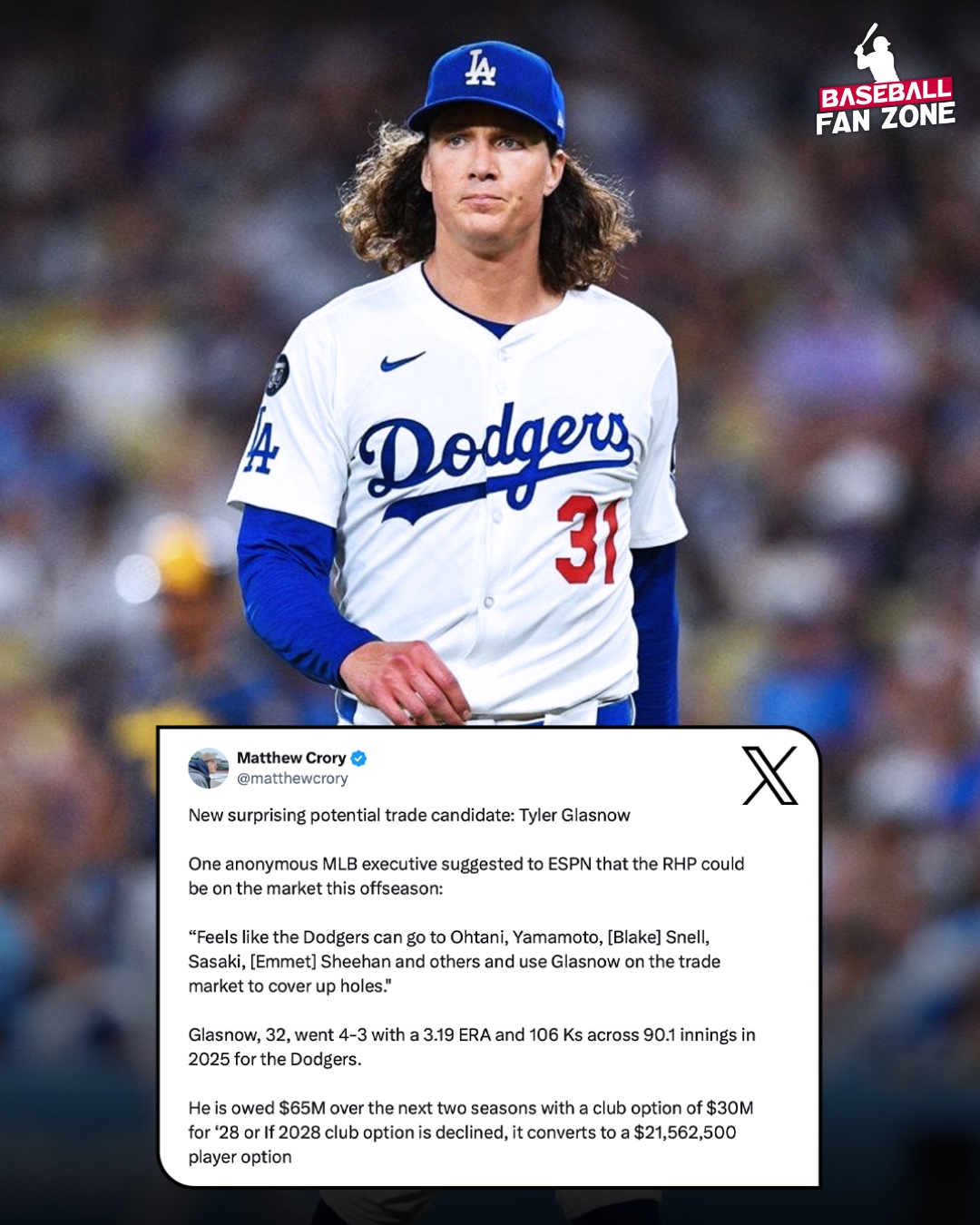 If the Dodgers really shop Tyler... - Baseball Fanzone | Facebook