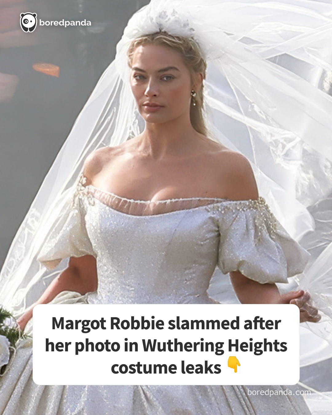 Margot Robbie slammed after her photo in Wuthering Heights costume leaks (link in the comments)