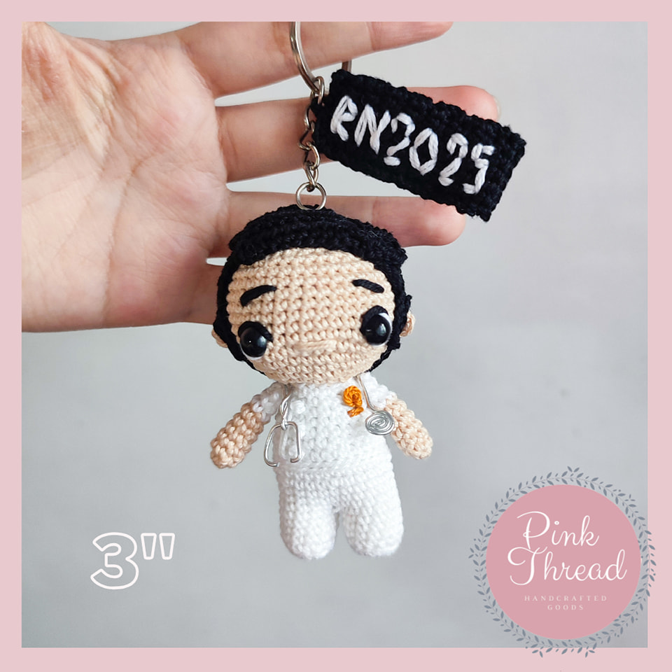 Pink Thread - Our cutest 3-inch Mini Me keychains ♥️...