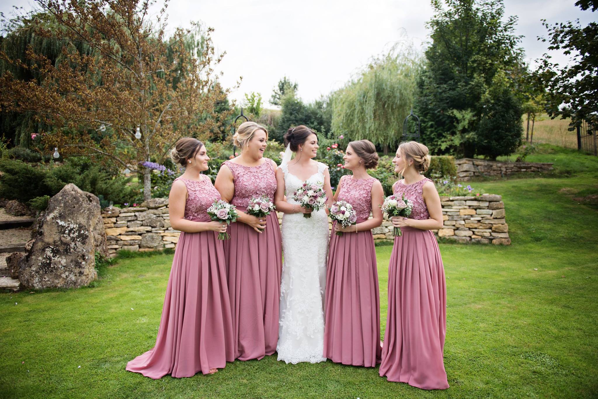 vinibelle bridesmaid dresses Our bride Vina and her bridesmaids ❤️ Color:Light Purple Roses